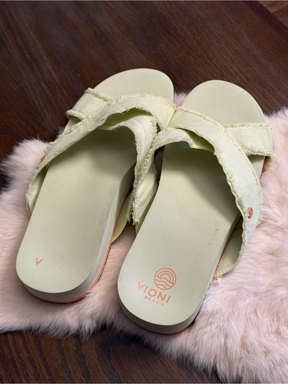 Vionic Boardwalk Panama Slide Sandals ‘Mint Green Size 10 - Picture 5 of 7